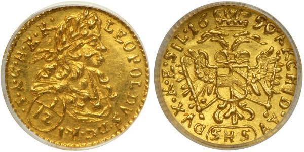 1/12 Дукат Австрія Золото Леопольд I Габсбург(1640-1705)