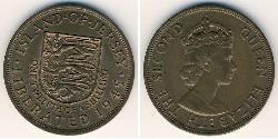 1/12 Shilling Jersey Bronze 