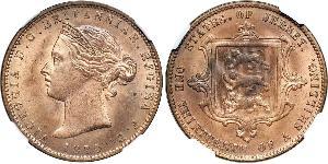 1/13 Shilling Jersey Copper Victoria (1819 - 1901)