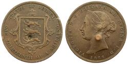 1/13 Шилінг Джерсі  Вікторія (1819 - 1901)