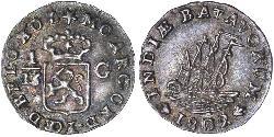 1/16 Gulden Batavische Republik (1795 - 1806) Silber 