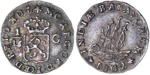 1/16 Gulden Batavian Republic (1795 - 1806) Silver 