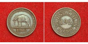 1/192 Rixdollar Sri Lanka Cobre 