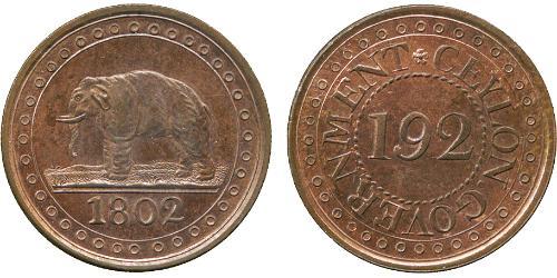 1/192 Rixdollar Sri Lanka Cobre 