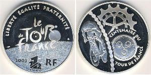 1 1/2 Euro Francia Plata 