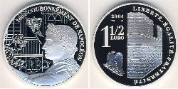 1 1/2 Euro France Silver 