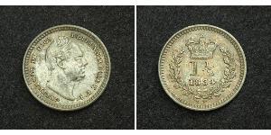 1 1/2 Penny Regno Unito di Gran Bretagna e Irlanda (1801-1922) Argento Guglielmo IV (1765-1837)