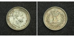 1 1/2 Пенни Соединённое королевство Великобритании и Ирландии (1801-1922) Серебро Вильгельм IV (1765-1837)