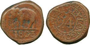 1/24 Rixdollar / 2 Stiver Sri Lanka Cobre 