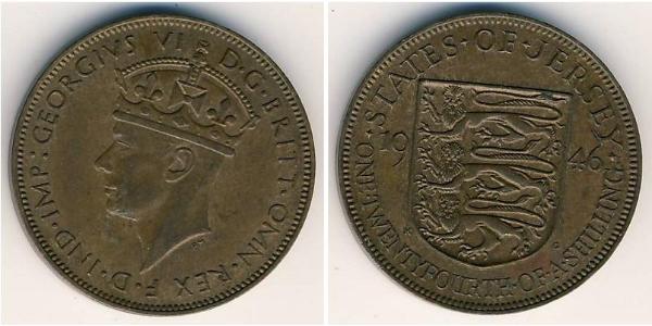 1/24 Shilling Isola di Jersey Bronzo 