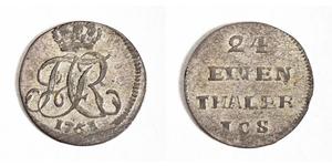 1/24 Thaler Pomerania Billon Argent 