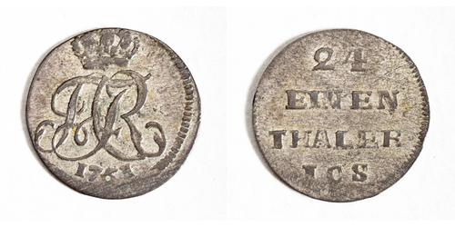 1/24 Thaler Pomerania Billon Argent 