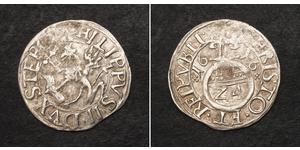 1/24 Thaler Duchy of Pomerania-Stettin 銀 