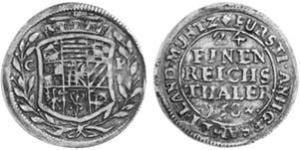 1/24 Thaler Principality of Anhalt (1212 - 1806) 銀 