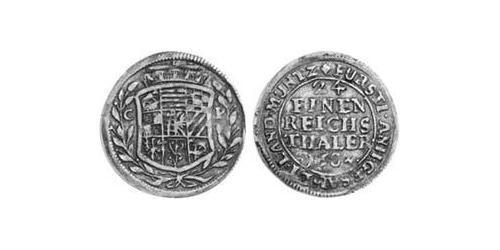 1/24 Thaler Principality of Anhalt (1212 - 1806) 銀 