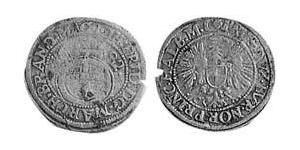 1/24 Талер Ансбах (1398–1792) Срібло John Frederick, Margrave of Brandenburg-Ansbach (1654 – 1686)
