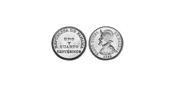 1.25 Centesimo Panamá Bronce 