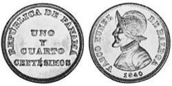 1.25 Centesimo Panamá Bronzo 