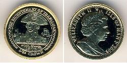 1/25 Krone Isola di Man Oro Elisabetta II (1926-2022)