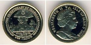 1/25 Крона Острів Мен Золото Єлизавета II (1926-2022)