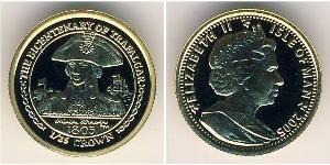 1/25 Крона Острів Мен Золото Єлизавета II (1926-2022)