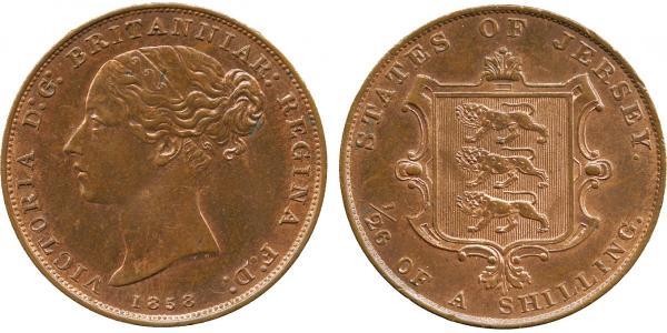 1/26 Shilling Jersey Copper Victoria (1819 - 1901)