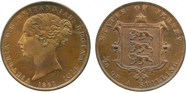 1/26 Shilling Jersey 銅 维多利亚 (英国君主)