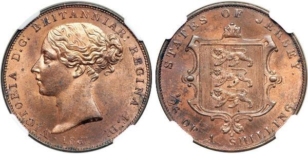 1/26 Shilling Jersey 銅 维多利亚 (英国君主)
