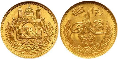 1/2 Amani Emirat Afghanistan (1823 - 1926) Gold 