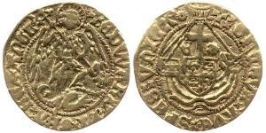 1/2 Angel Kingdom of England (927-1649,1660-1707) Gold Edward IV (1442-1483)