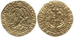 1/2 Angel Reino de Inglaterra (927-1649,1660-1707) Oro Eduardo IV (1442-1483)