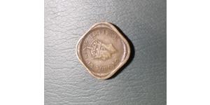 1/2 Anna British Raj (1858-1947) Brass/Nickel 