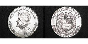 1/2 Balboa Panama Argent Vasco Núñez de Balboa (1475 – 1519)