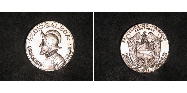 1/2 Balboa Panama Argent Vasco Núñez de Balboa (1475 – 1519)