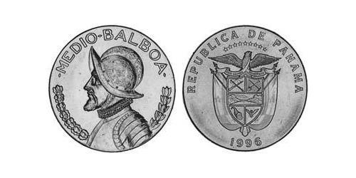 1/2 Balboa Republic of Panama Copper/Nickel Vasco Núñez de Balboa (1475 – 1519)