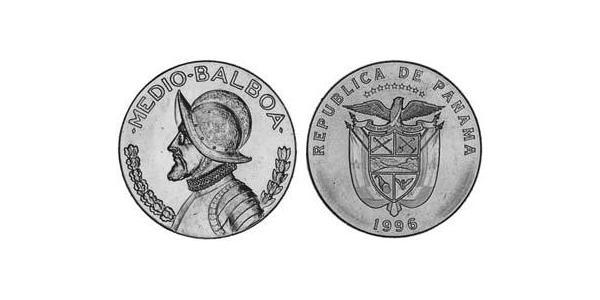 1/2 Balboa Republic of Panama Copper/Nickel Vasco Núñez de Balboa (1475 – 1519)