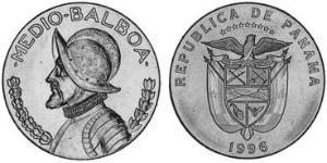 1/2 Balboa Panama Cuivre/Nickel Vasco Núñez de Balboa (1475 – 1519)