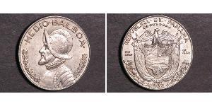 1/2 Balboa Republic of Panama Silver Vasco Núñez de Balboa (1475 – 1519)