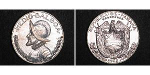 1/2 Balboa Republic of Panama Silver Vasco Núñez de Balboa (1475 – 1519)