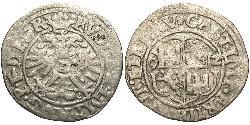 1/2 Batz States of Germany Silber Rudolf II. (HRR) (1552 - 1612)
