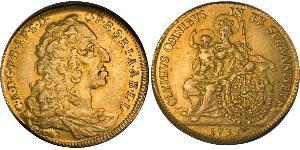 1/2 Carolin Electorate of Bavaria (1623 - 1806) Gold 