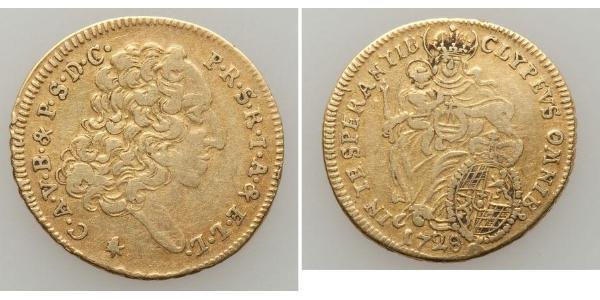 1/2 Carolin Electorate of Bavaria (1623 - 1806) Gold 