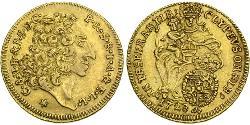 1/2 Carolin States of Germany Oro 