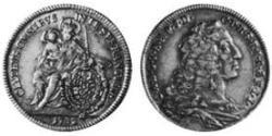 1/2 Carolin Electorate of Bavaria (1623 - 1806) 金 