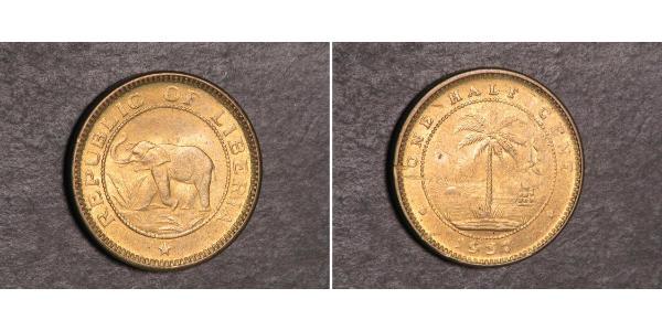 1/2 Cent Liberia Bronze 