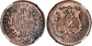 1/2 Cent North Borneo (1882-1963) Bronze 