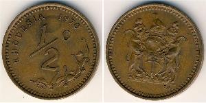 1/2 Cent Rhodesia (1965 - 1979) Bronze 