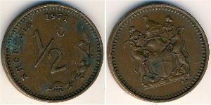 1/2 Cent Rhodesien (1965 - 1979) Bronze 
