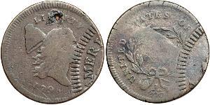 1/2 Cent Estados Unidos de América (1776 - ) Cobre 