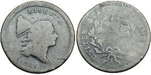 1/2 Cent Estados Unidos de América (1776 - ) Cobre 